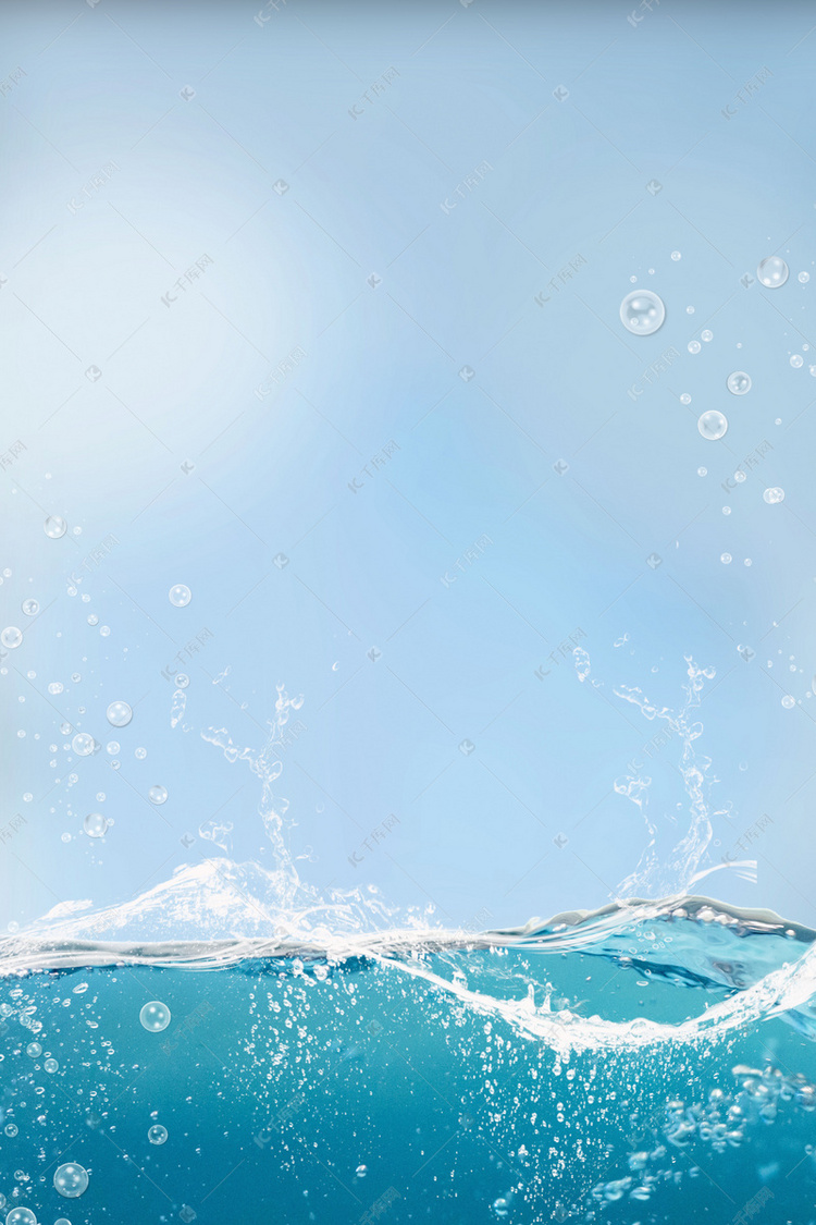 水潤新生 打造清新補(bǔ)水保濕廣告設(shè)計(jì)的視覺背景